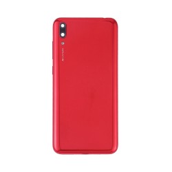 Tapa Trasera+Lente de Cámara Huawei Y7 2019 Rojo Tapa Trasera+Lente de Cámara Huawei Y7 2019 Rojo